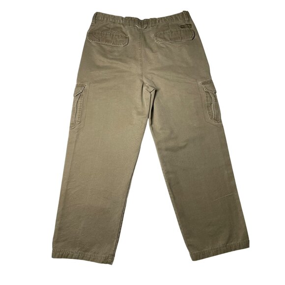 Columbia Men' Khaki Tan Cargo Pants Size 34 Relaxed Fit 100% Cotton Durable - Picture 10 of 15